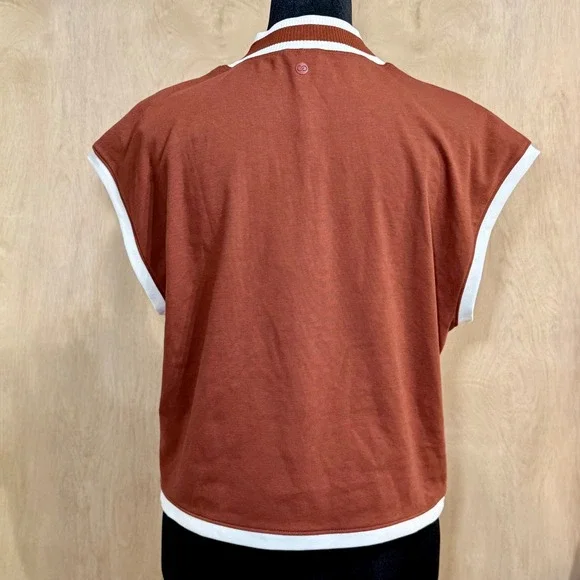 New CALIA by Carrie Underwood Women's Ribbed Crop Mock Neck Tank Medium - Picture 3 of 8